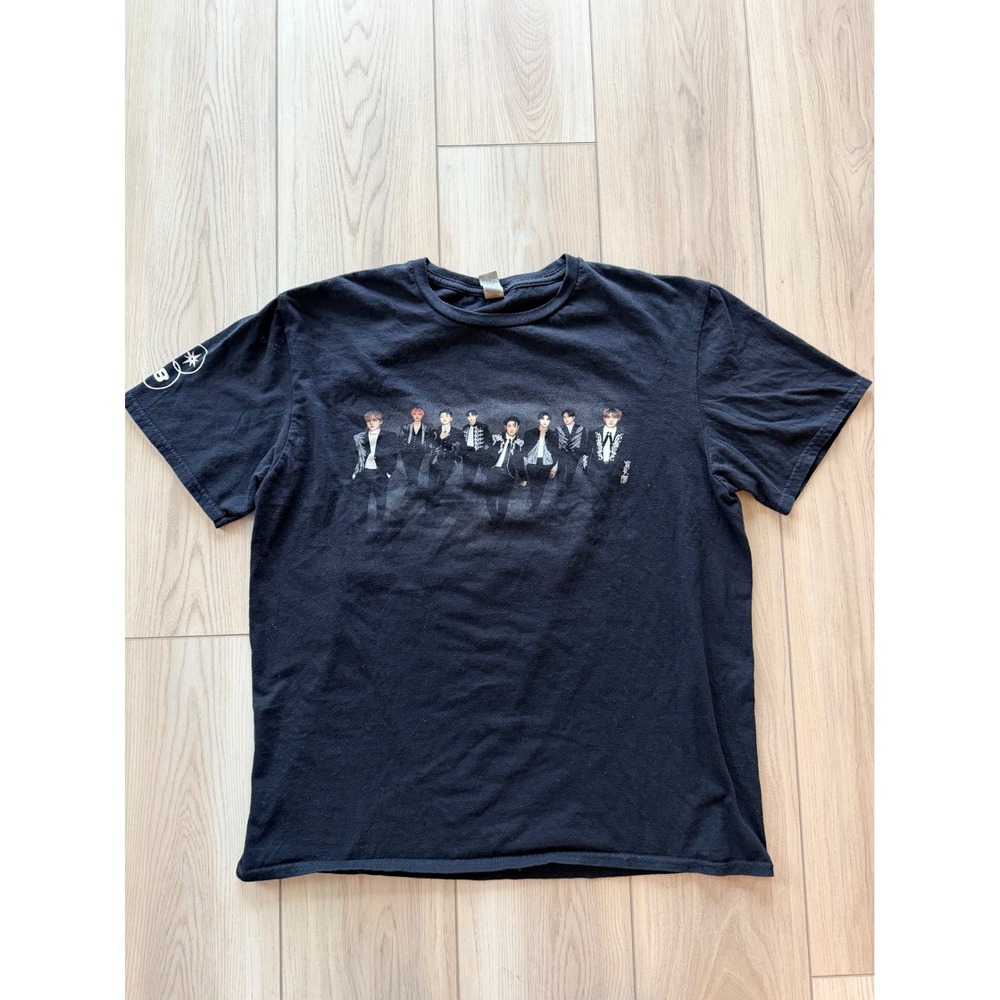 ATEEZ The Fellowship World Tour T-Shirt Men Large Black Graphic Concert Tee